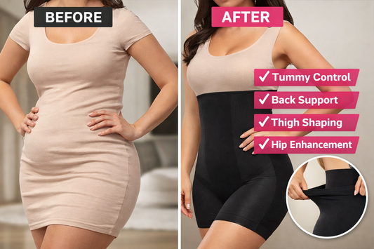 Instant Slim 4-in-1 Body Shaper for Women – Seamless Tummy & Hip Control