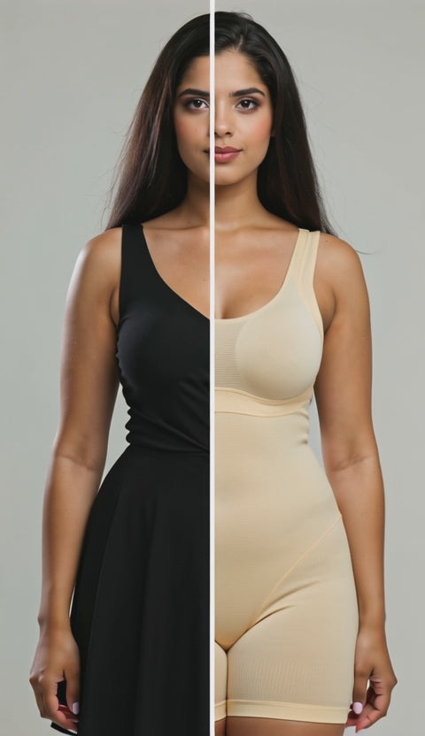 Instant Slim 4-in-1 Body Shaper for Women – Seamless Tummy & Hip Control